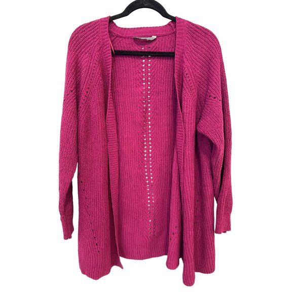 Members Mark Chenille Open Front Cardigan Sweater Size XL Long Sleeve Cozy Knit - Picture 3 of 8